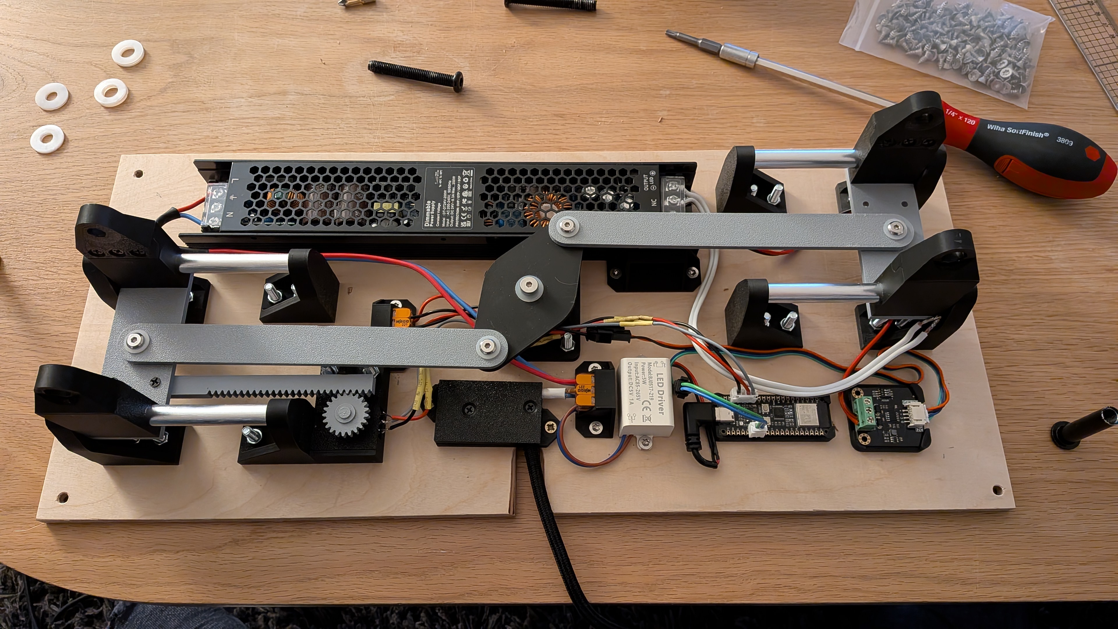 Base with electronic