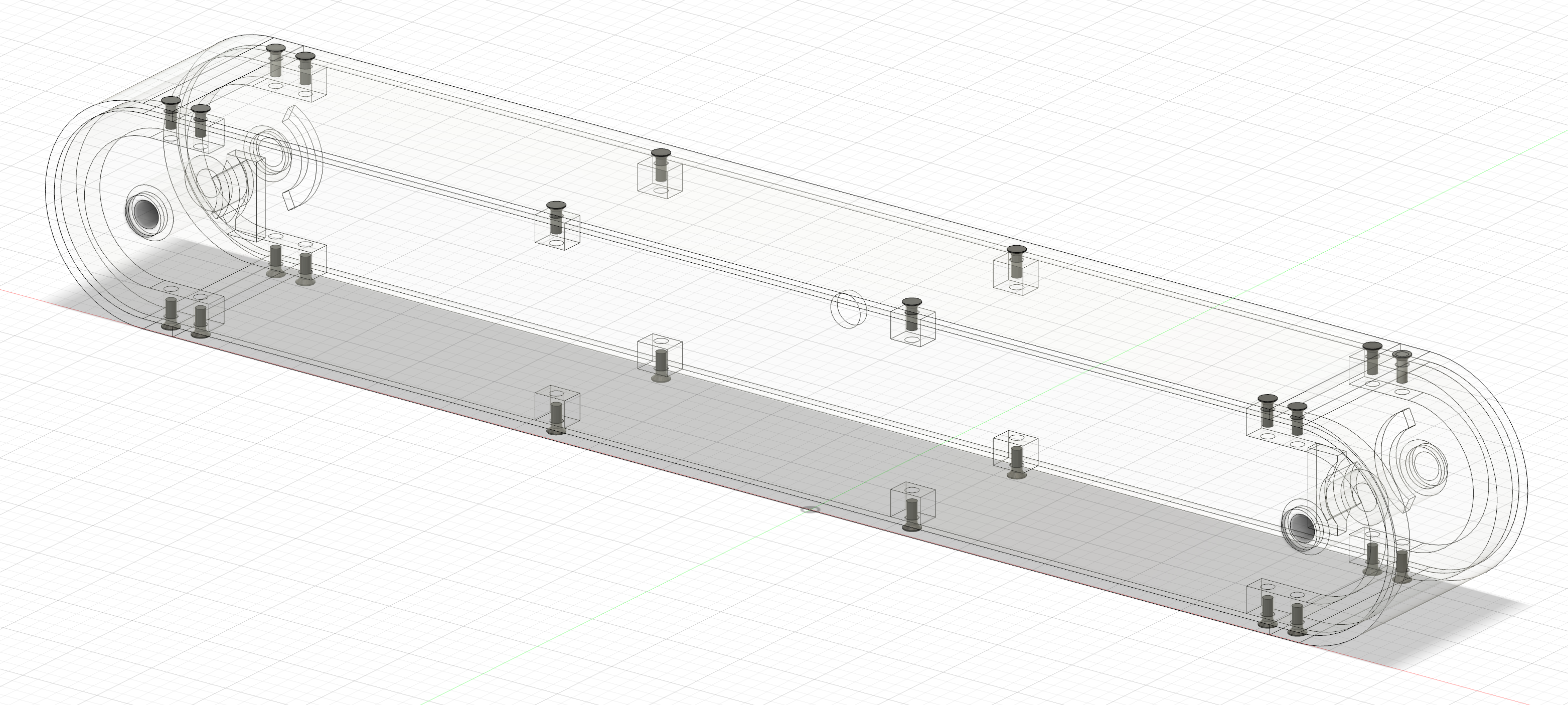 First CAD screenshot. As every first plan I make, nothing is being kept from that, except one thing, the Phillips screws.