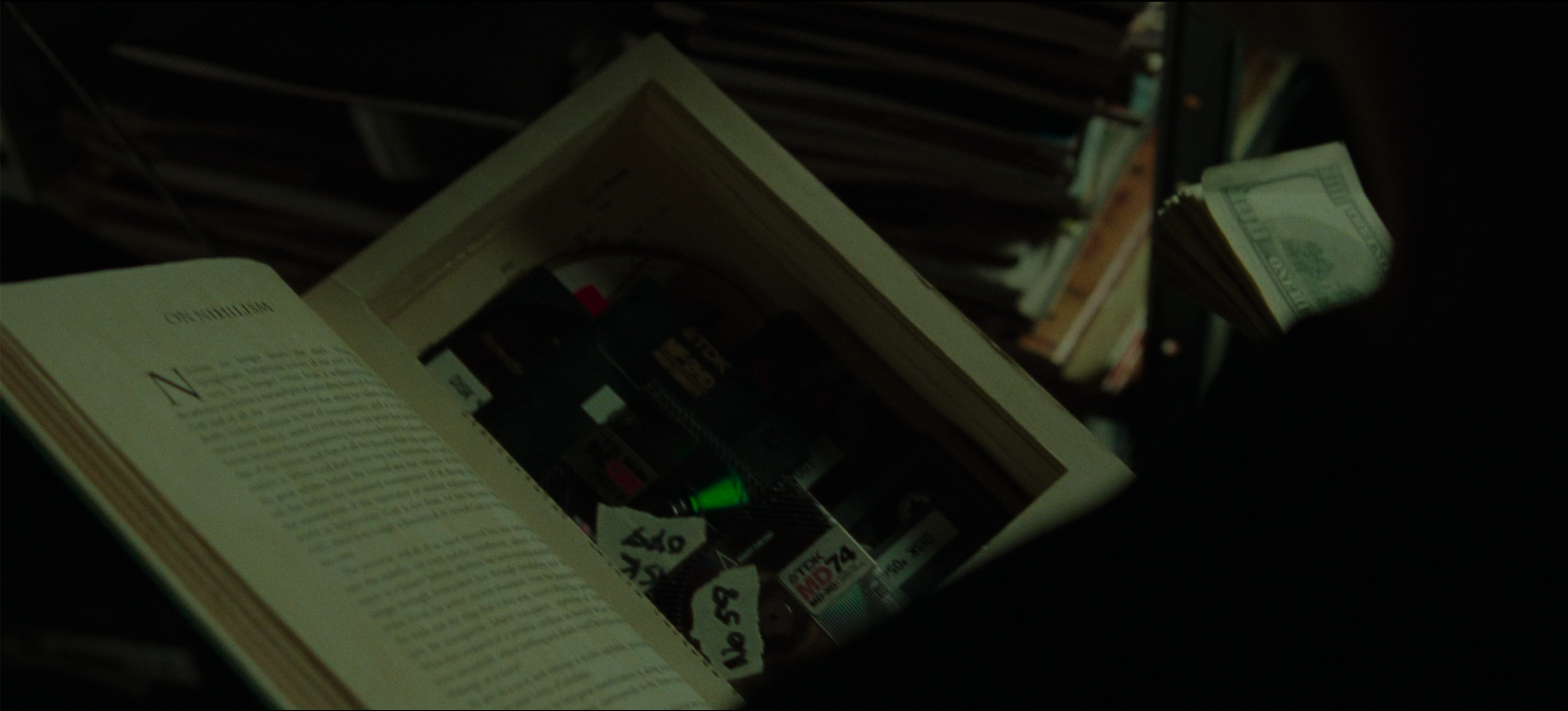 The Matrix&rsquo;s hollow book.