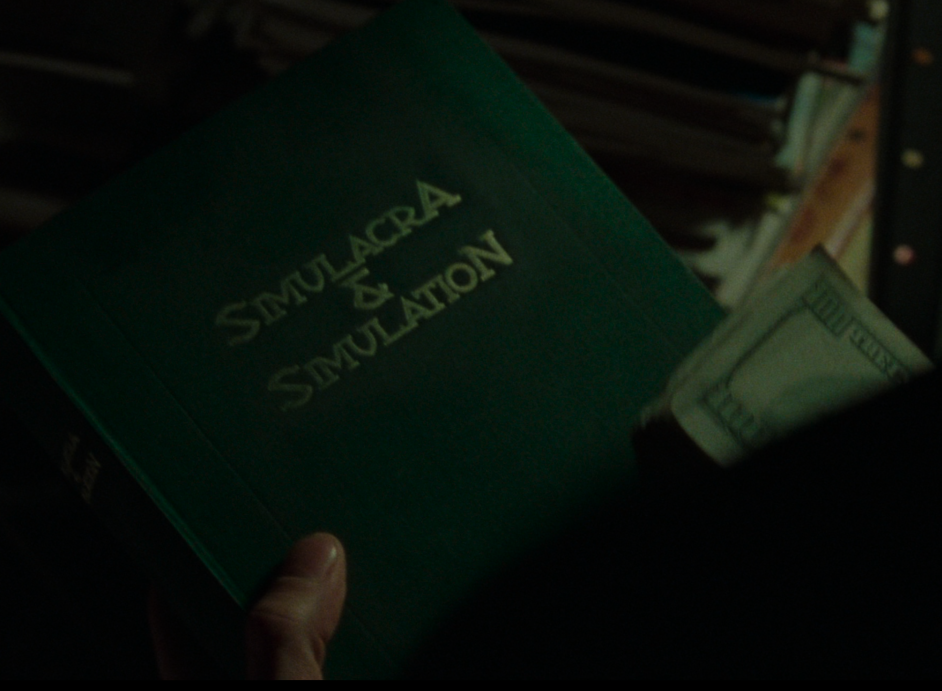 The Matrix&rsquo;s hollow book.